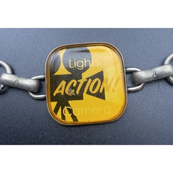 Vintage Retro Movie Pin Up Girl 29" Belt Or Necklace Punk Funky Campy Edgy Panel - Picture 11 of 11